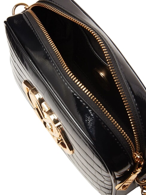 CROCO PRINTED Geanta de umar pentru camera crocus negru - Genți femei