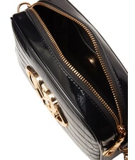 LOVE MOSCHINO CROCO PRINTED Geanta de umar pentru camera crocus negru - Genți femei - 4