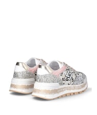 LIUJO AMAZING 26  Adidași înalți negru/argintiu/trandafir - Pantofi femei - 4