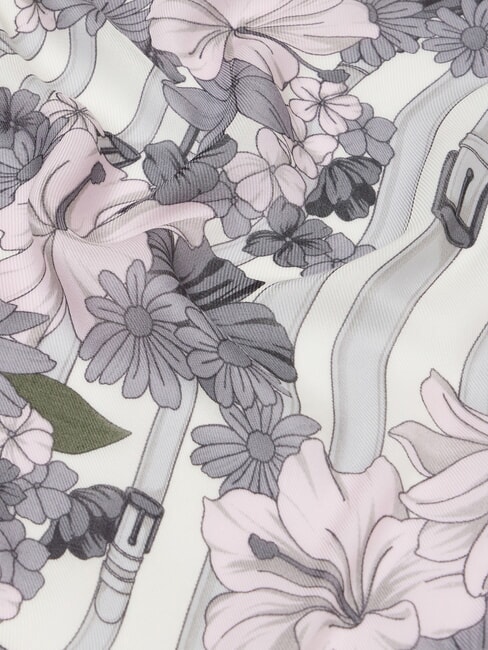 FLOWER METALLERIA Esarfa cu imprimeu BLACK - Eșarfe