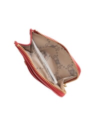 LIUJO CALIWEN Suport card cu fermoar roșu pompeian - Portofele femei - 2