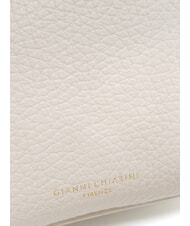 GIANNI CHIARINI FRIDA Geanta de umar din piele cu fermoar dublu nisip - Genți femei - 3