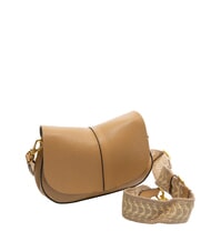 GIANNI CHIARINI HELENA ROUND Geanta din piele cu curea dubla de umar natură - Genți femei - 2