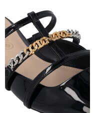 PINKO GIANIRA Balerini din piele lacuita limuzină neagră - Pantofi femei - 8