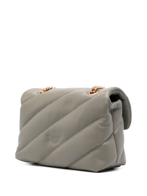 MINI LOVE BAG Geanta Nappa vertiver verde-aur antic - Genți femei