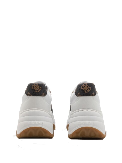 HAPYY  Adidași &icirc;nalți Alb / maro - Pantofi femei