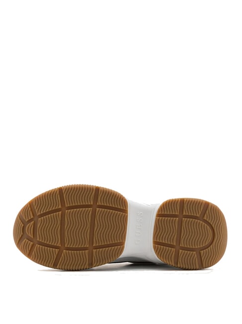 HAPYY  Adidași &icirc;nalți Alb / maro - Pantofi femei