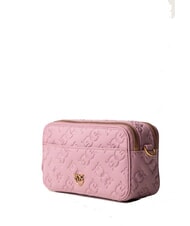 PINKO EMBOSSED LOGO Geanta de umar pentru camera violet-aur antic - Genți femei - 2