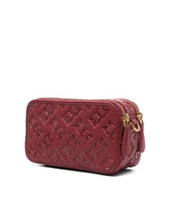 PINKO EMBOSSED LOGO Geanta de umar pentru camera bordeaux merlot-aur antic - Genți femei - 3