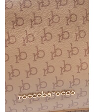 ROCCOBAROCCO MONOGRAM RB Geanta de umar, cu bareta de umar natural - Genți femei - 4