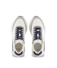 ARMANI EXCHANGE A|X Adidași cu detalii contrastante alb murdar+frânghie - Pantofi bărbați - 3