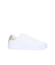 ARMANI EXCHANGE AX LOGO EMBOSSED Adidași op.alb+aur pal - Pantofi femei - 2