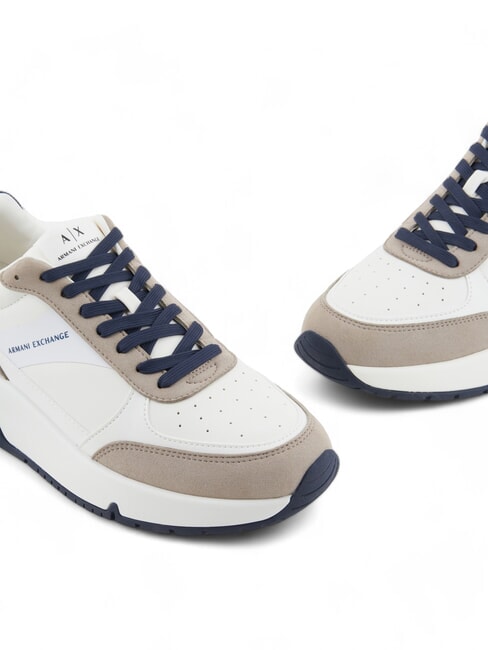 A|X Adidași cu detalii contrastante alb murdar+frânghie - Pantofi bărbați