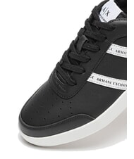 ARMANI EXCHANGE A|X STRIPES Adidași negru+op.alb - Pantofi bărbați - 5