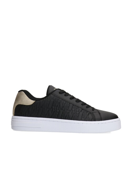 AX LOGO EMBOSSED Adidași negru+aur pal - Pantofi femei