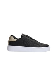 ARMANI EXCHANGE AX LOGO EMBOSSED Adidași negru+aur pal - Pantofi femei - 2