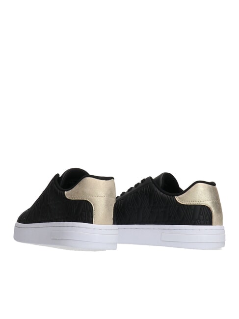 AX LOGO EMBOSSED Adidași negru+aur pal - Pantofi femei