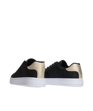ARMANI EXCHANGE AX LOGO EMBOSSED Adidași negru+aur pal - Pantofi femei - 3
