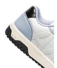 ARMANI EXCHANGE AX LOGO Adidași op.alb+albastru - Pantofi femei - 4