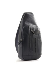 PIQUADRO URBAN Geantă din piele pentru un singur umăr albastru - Rucsacuri pentru laptop - 2