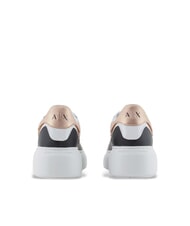 ARMANI EXCHANGE A|X Runner Tenisi din piele negru+aur roz - Pantofi femei - 4