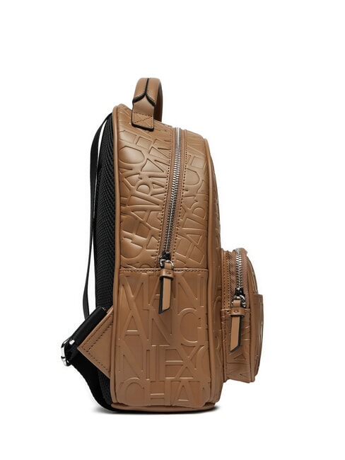 LOGO ALL OVER Rucsac cu buzunar pisco întunecat - Genți femei