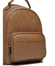 ARMANI EXCHANGE LOGO ALL OVER Rucsac cu buzunar pisco întunecat - Genți femei - 4