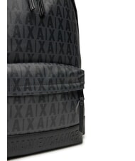 ARMANI EXCHANGE A|X LOGO ALL OVER Rucsac pentru laptop de 15,6". asfalt/negru - Rucsacuri pentru laptop - 4