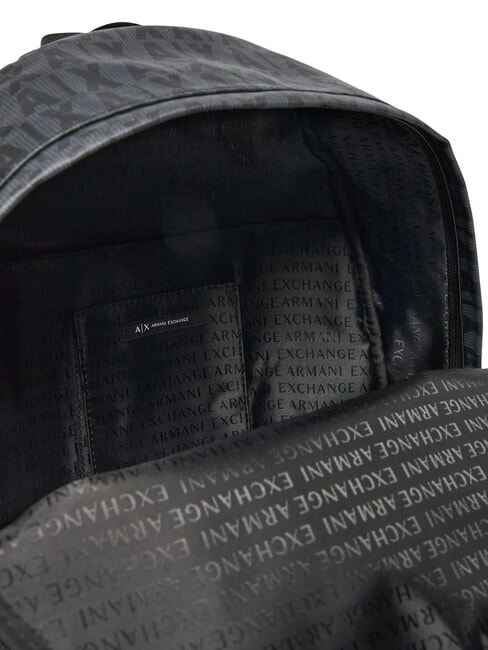 A|X LOGO ALL OVER Rucsac pentru laptop de 15,6". asfalt/negru - Rucsacuri pentru laptop