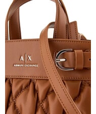ARMANI EXCHANGE A|X PUFFY Geanta de mana cu curea de umar whisky - Genți femei - 3