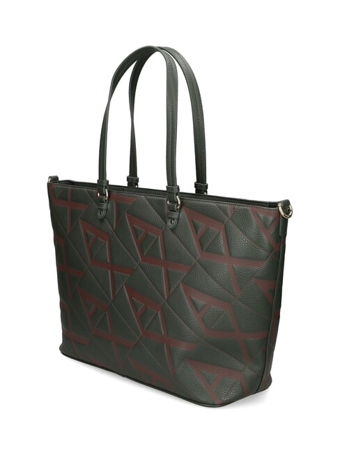 LOGO EMBOSSED Geantă shopper de umăr absint/lichior &icirc;nchis la culoare - Genți femei