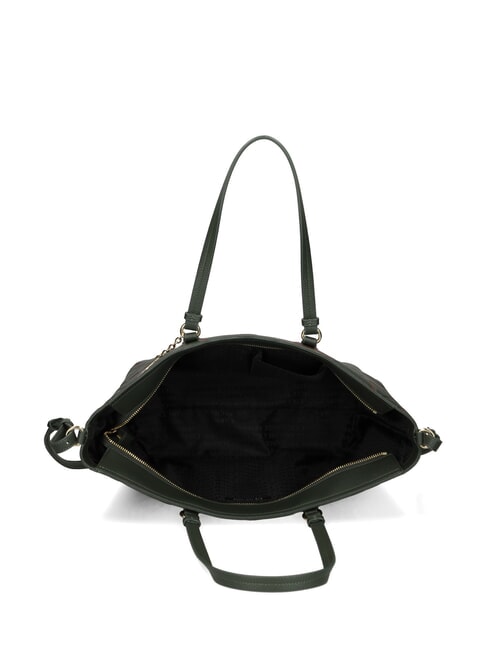 LOGO EMBOSSED Geantă shopper de umăr absint/lichior &icirc;nchis la culoare - Genți femei