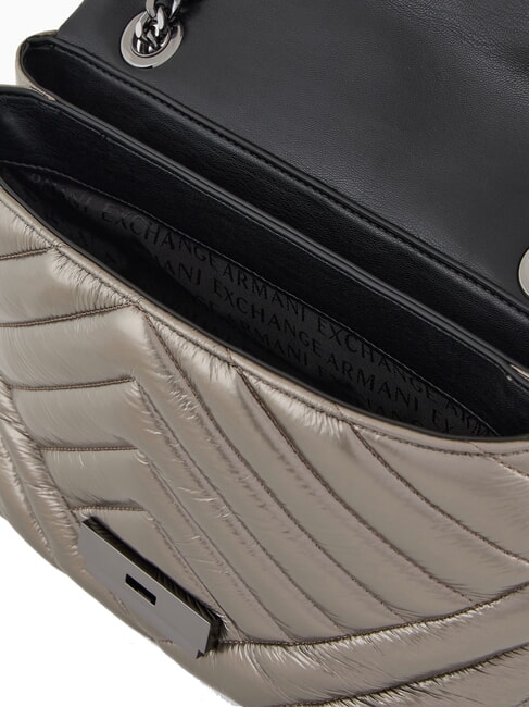 A|X CONVERTIBLE Geantă puf matlasată gunmetal - Genți femei