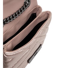 ARMANI EXCHANGE A|X PUFFY Mini geanta matlasata aur trandafir - Genți femei - 4