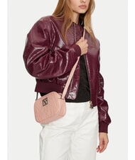 ARMANI EXCHANGE LOGO EMBOSSED Mini geantă de umăr punch cu lapte - Genți femei - 5