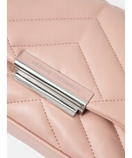 ARMANI EXCHANGE A|X MATELASSE Mini geanta de umar punch cu lapte - Genți femei - 3