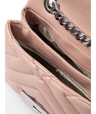 ARMANI EXCHANGE A|X MATELASSE Mini geanta de umar punch cu lapte - Genți femei - 4