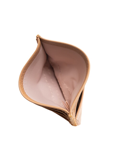 METALLIC SOFT  Suport plat pentru card din piele piei - Portofele femei