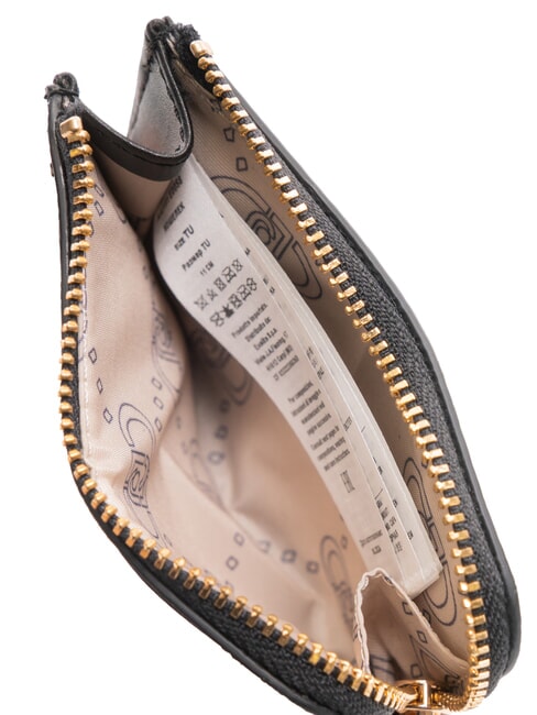 CALIWEN Suport card cu fermoar BLACK - Portofele femei