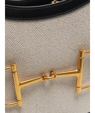 TOSCA BLU POSITANO Geantă de umăr cu inserții jacquard negru - Genți femei - 3