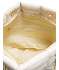 TOSCA BLU PONZA Geantă shopper cu mânere cu lanț alb - Genți femei - 5