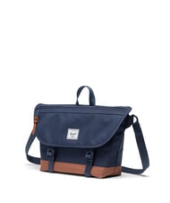 HERSCHEL COVE Dosar Messenger, PC de 15,6 inchi bleumarin/sau maro - Serviete birou - 2