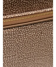 BORBONESE CAMERA CASE MEDIA ECO LINE Geanta de umar beiger mare - Genți femei - 3