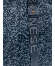 BORBONESE SHOPPER MEDIUM ECO LINE Punga de cumparaturi denim - Genți femei - 3