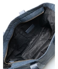 BORBONESE SHOPPER MEDIUM ECO LINE Punga de cumparaturi denim - Genți femei - 5