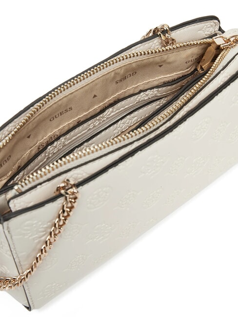 ZARELA  Geanta de umar logo alb - Genți femei