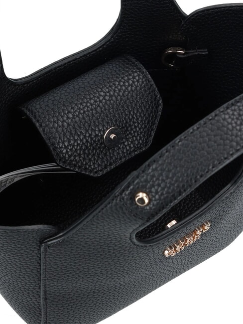 HELINA Cumpărător de mână, cu curea de umăr BLACK - Genți femei