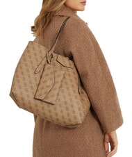 GUESS BRENTON  Geanta de umar, cu clutch LOGO LAPTE - Genți femei - 4