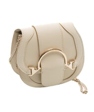 BORBONESE 110  Geanta de umar micro, din piele bej - Genți femei - 2