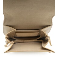 BORBONESE 110  Geanta de umar micro, din piele bej - Genți femei - 5